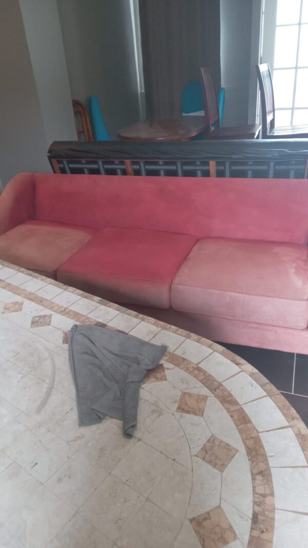Pink Modular Sectional Sofa - Used Pink Modular Sectional Sofa - Like New