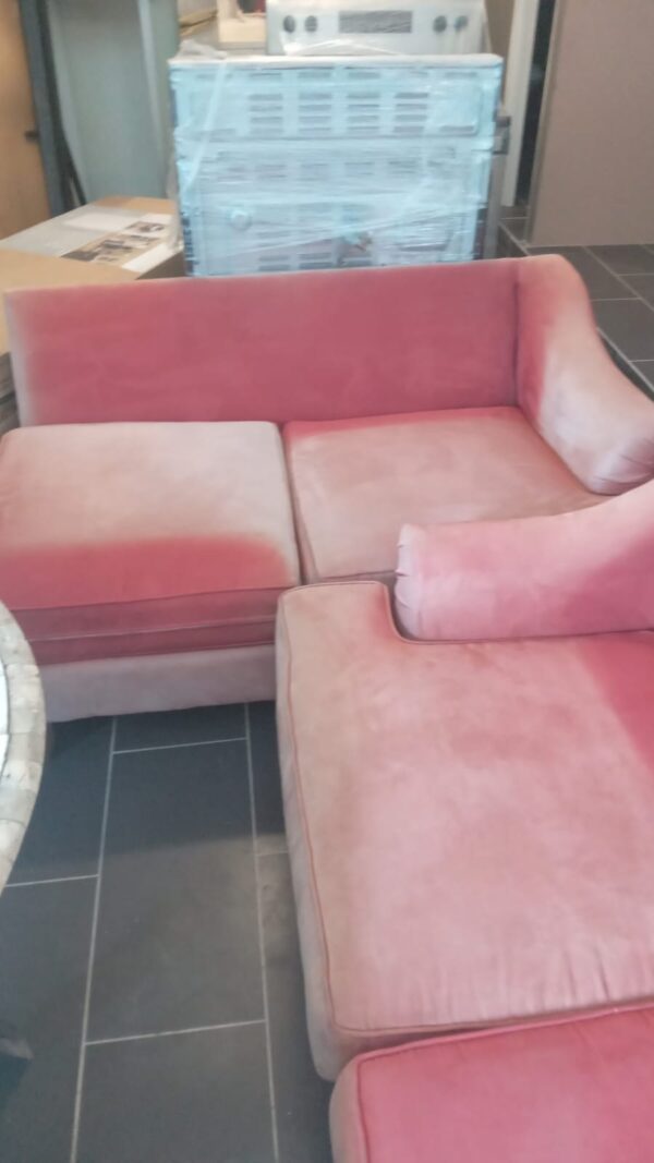 Pink Modular Sectional Sofa - Used Pink Modular Sectional Sofa - Like New